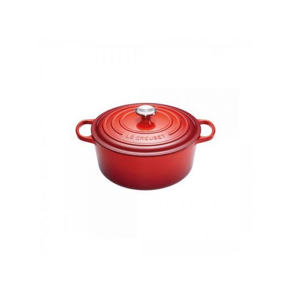 Tacho Cocotte LE CREUSET 21177200602430 (Ferro fundido - Vermelho cereja)