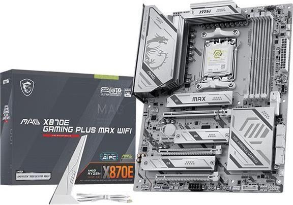 Motherboard MSI MAG X870E GAMING PLUS MAX WIFI (AM5 - ATX - Duplo canal - Preto), miniatura 3