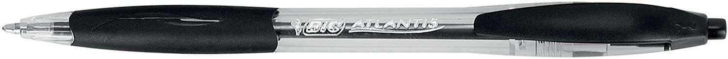 Esferográfica BIC Atlantis Soft (Plástico - Preto)