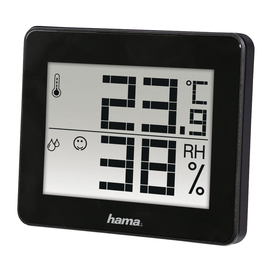 Termómetro/Higrómetro HAMA TH-130 (Preto)