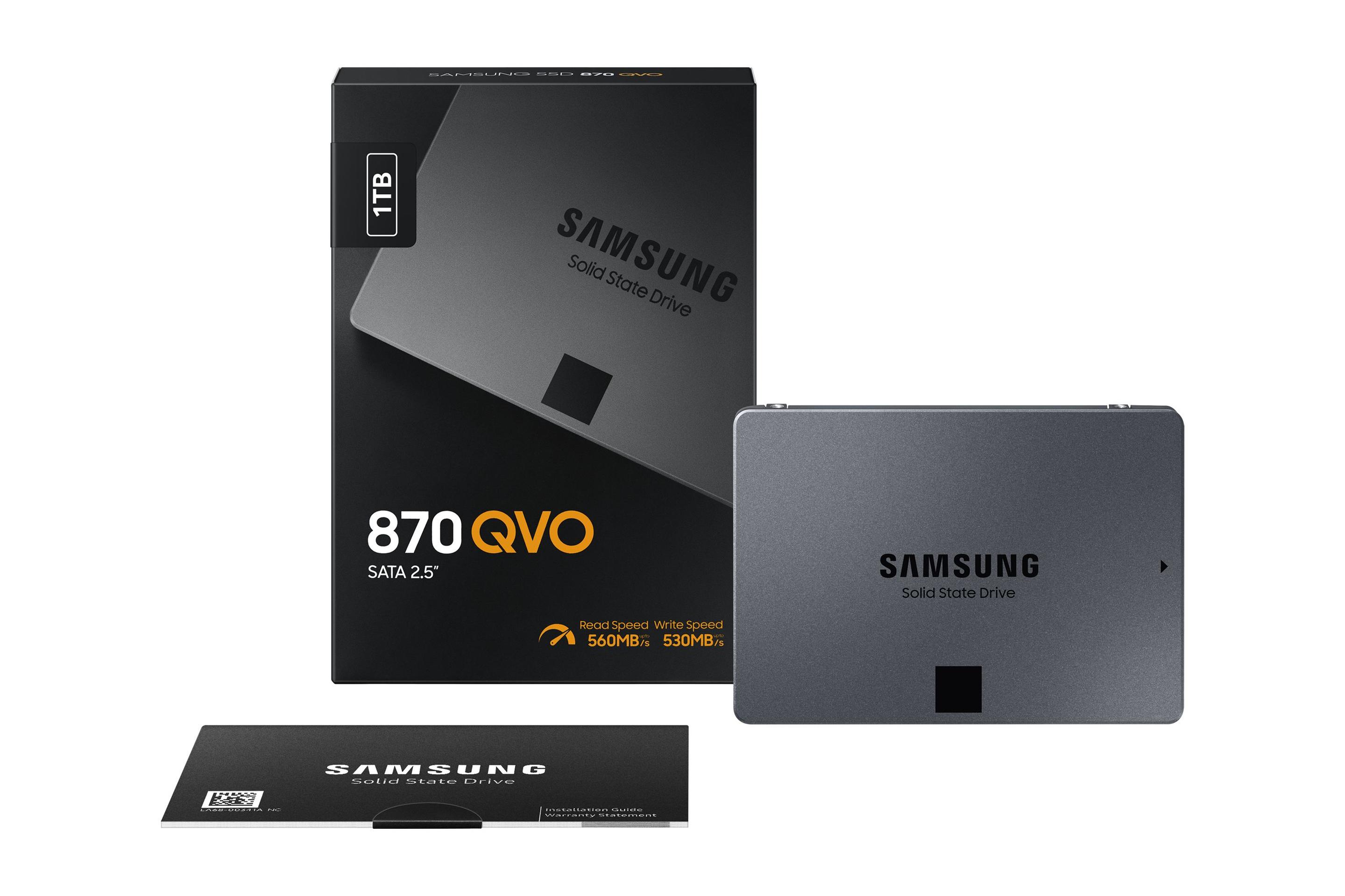 SSD SAMSUNG 870 QVO MZ-77Q1T0BW (1 TB - 2.5" - Serial ATA III), miniatura 9