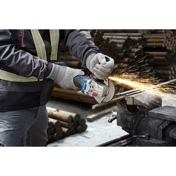 Rebarbadora Angular BOSCH GWS 18V-8 (800 W - 18 V - Bateria - Azul e Preto), miniatura 4