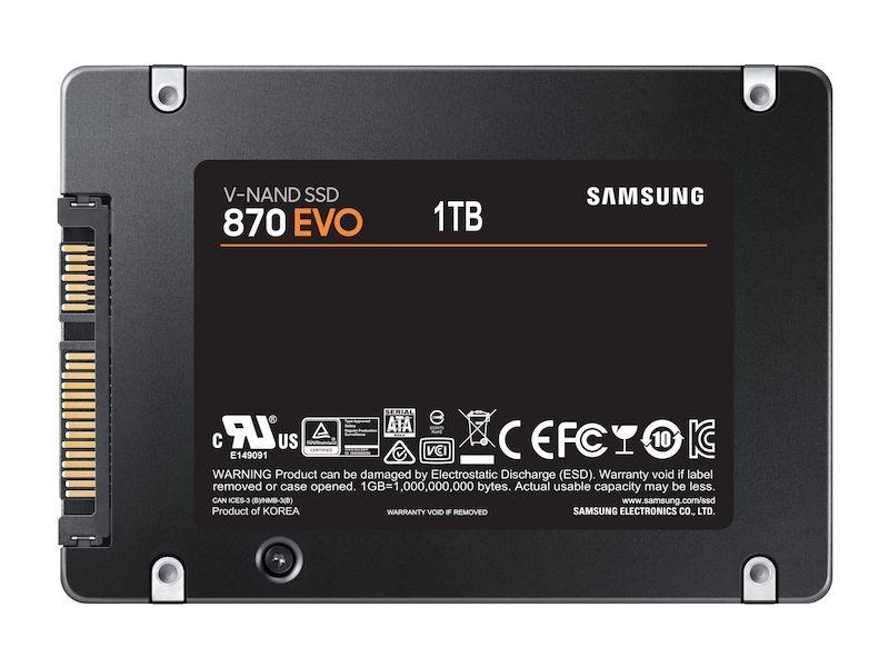 SSD SAMSUNG 870 EVO (1 TB - 2.5" - Serial ATA III - Preto) — miniatura 5
