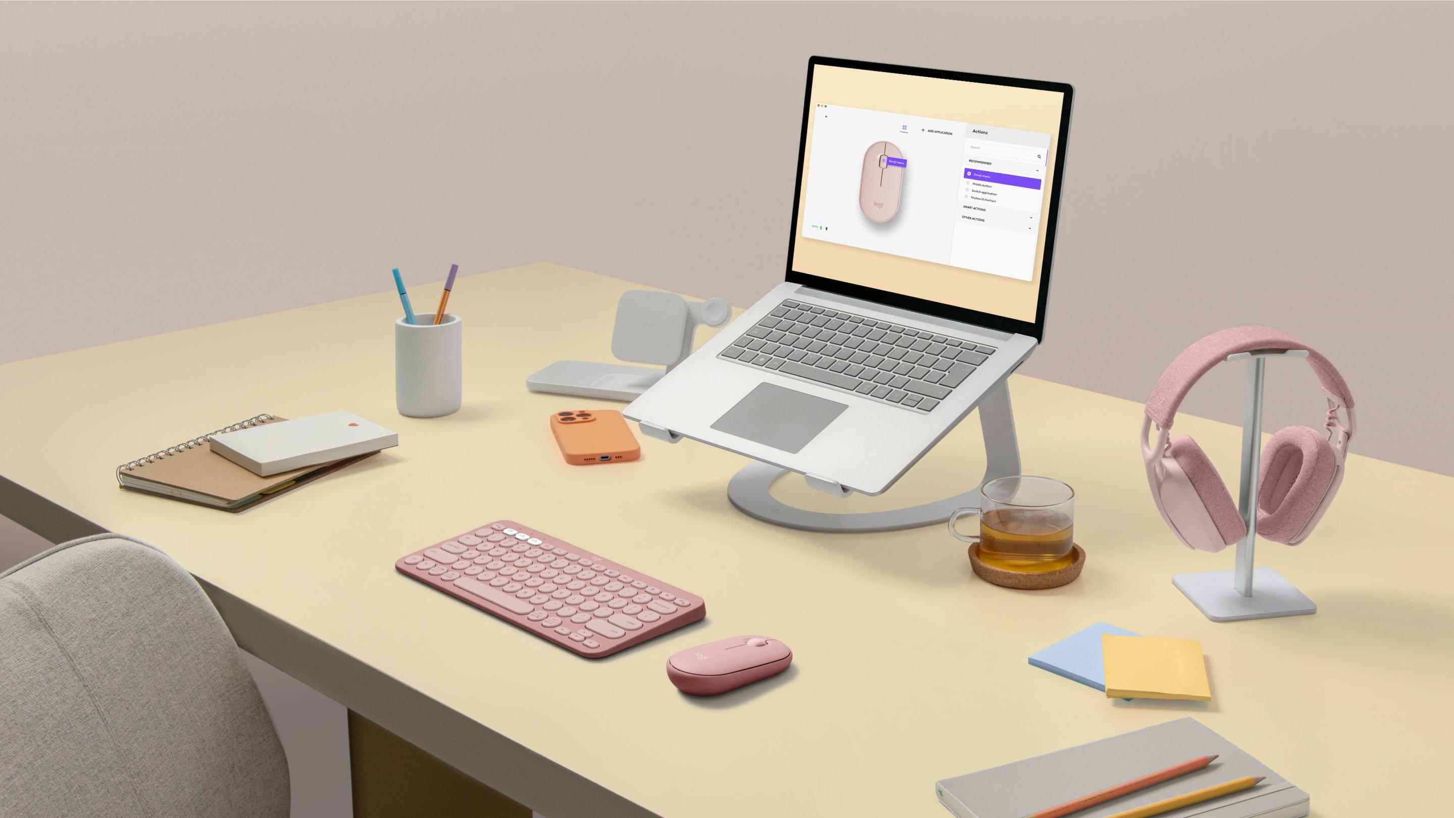 Rato LOGITECH Pebble 2 M350s (Ambidestro - 4000 DPI - Ótico - Rosa) — miniatura 10
