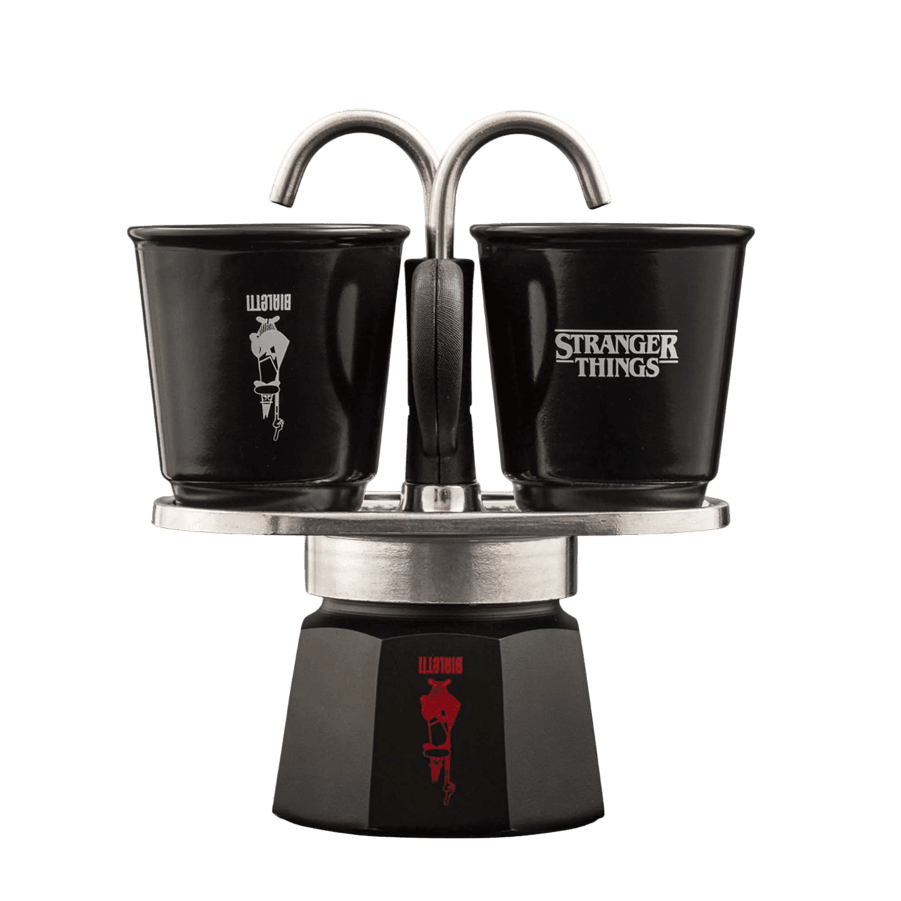Cafeteira Italiana BIALETTI MINI EXPRESS Set Stranger Things (2 Chávenas - 90 ml)