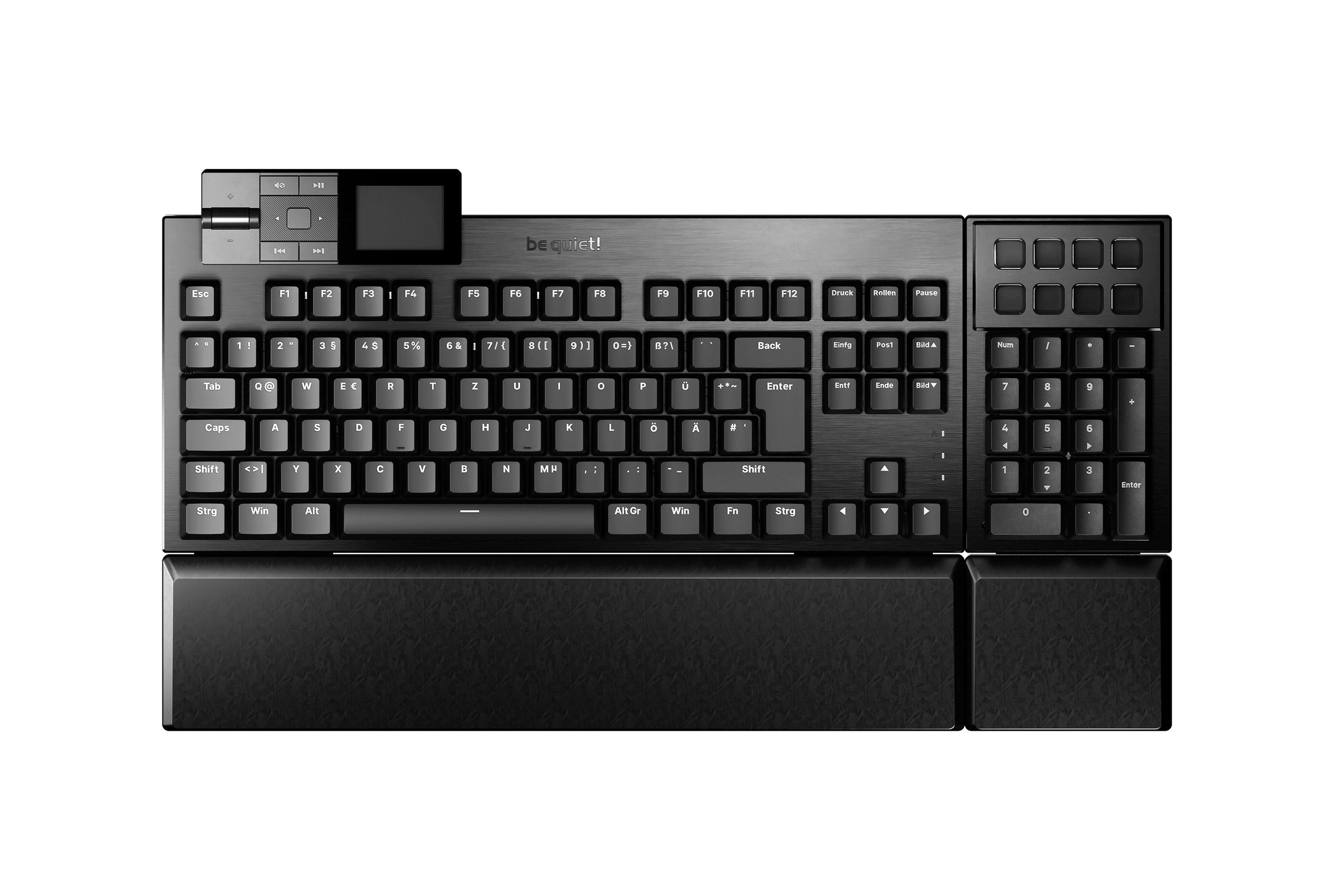 Teclado Gaming BE QUIET! Dark Mount (Alemão - be quiet! Silent Tactile - Tamanho completo - Preto) — miniatura 2