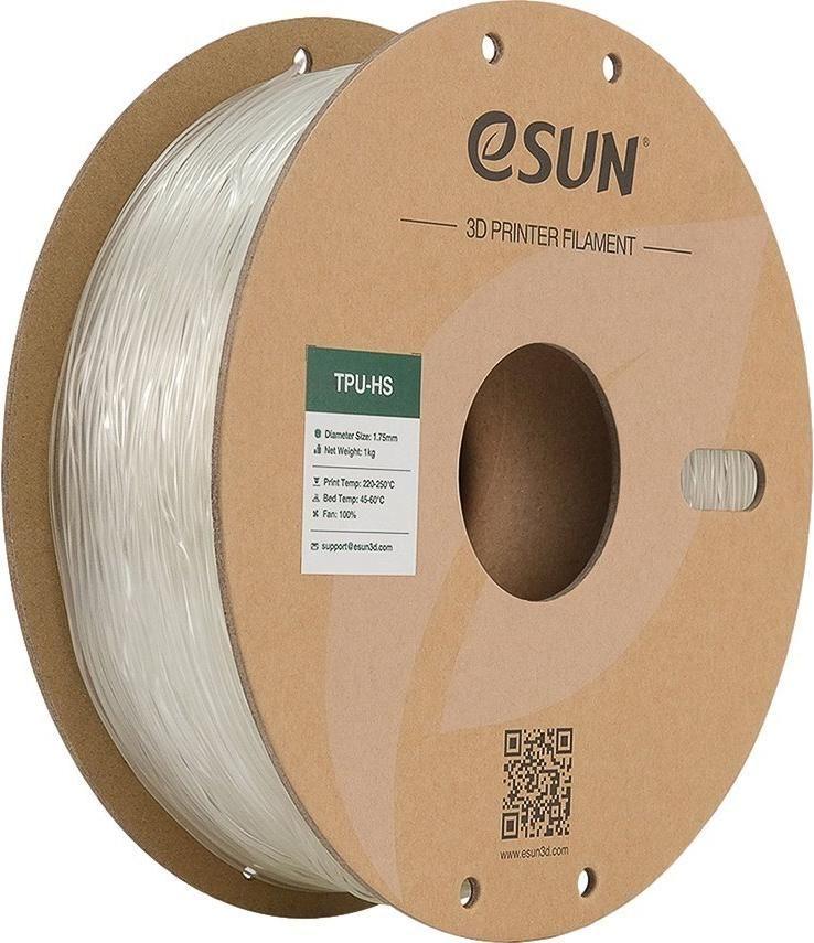Filamento TPU ESUN TPU-HS175T1P1 (Transparente)