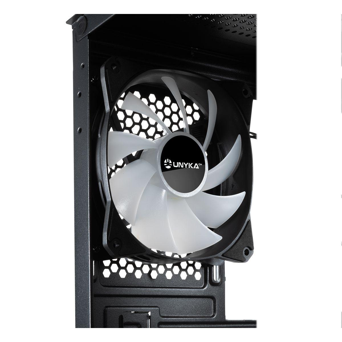 Caixa PC UNYKACH Glayze (Torre - 15 cm - 29 cm - Preto) — miniatura 5