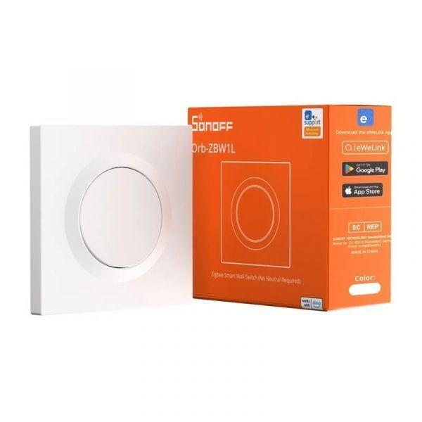 Interruptor de Parede Inteligente SONOFF Orb-ZBW1L (Zigbee 3.0 - 1 Canal)