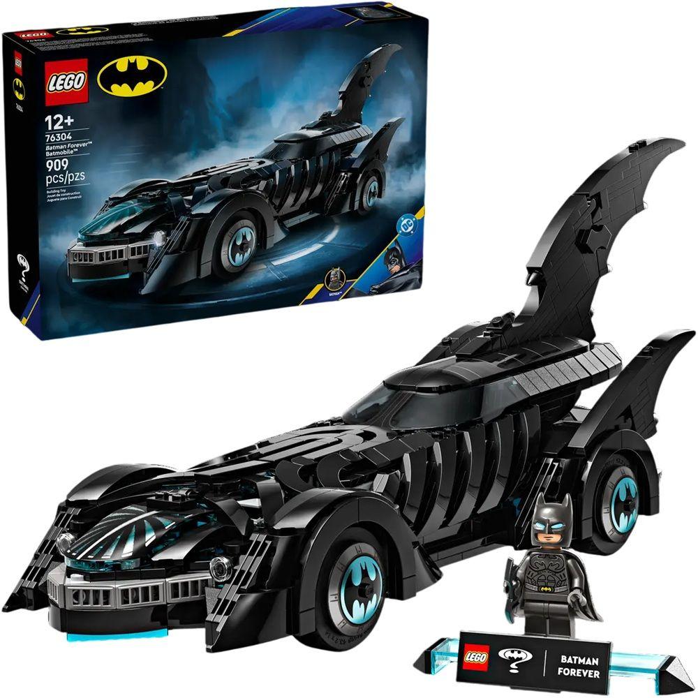 LEGO 76304 DC Comics Super Heroes Batmobile™ de Batman Forever™ (12+ anos - 909 peças), miniatura 3