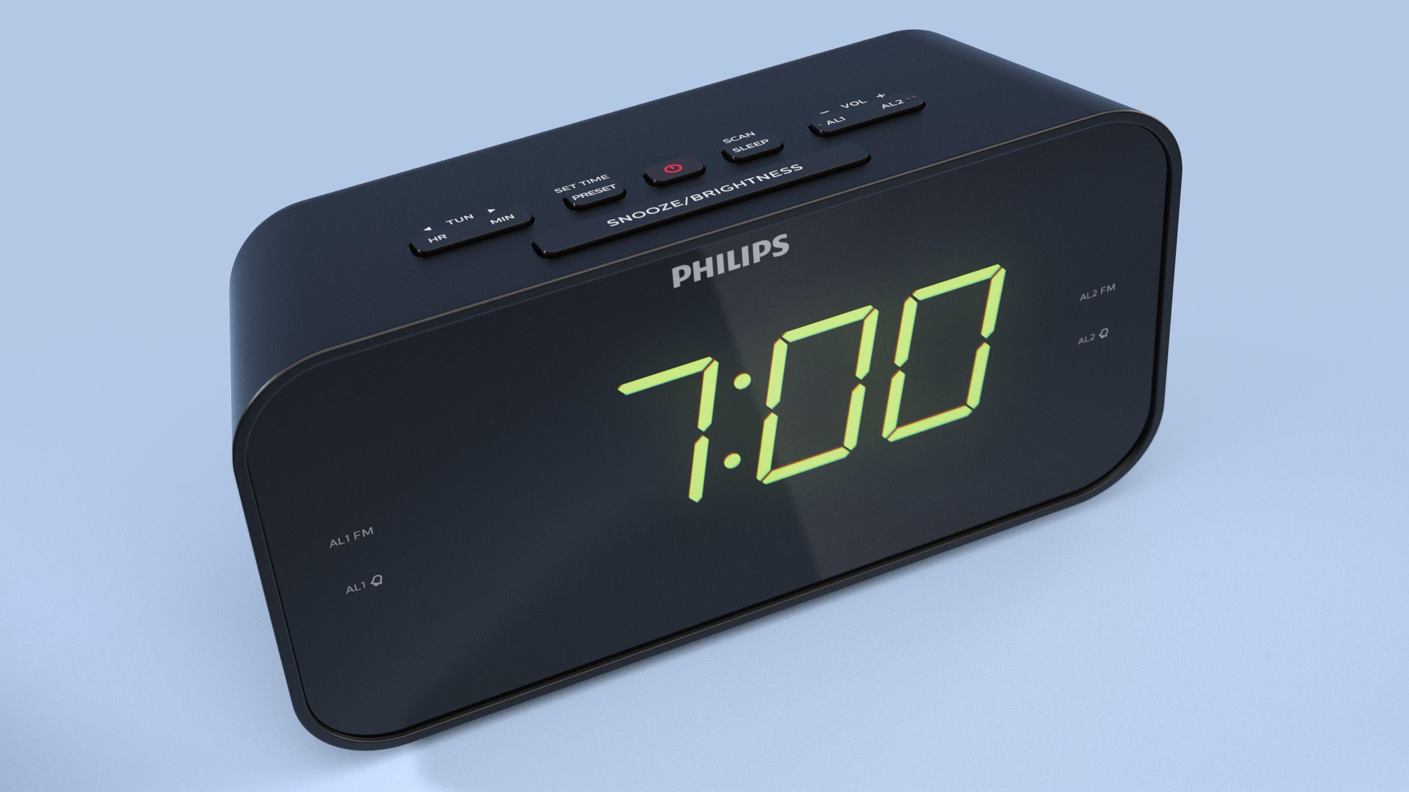 Rádio Despertador PHILIPS TAR3306/12 (3 W - Preto) — miniatura 6