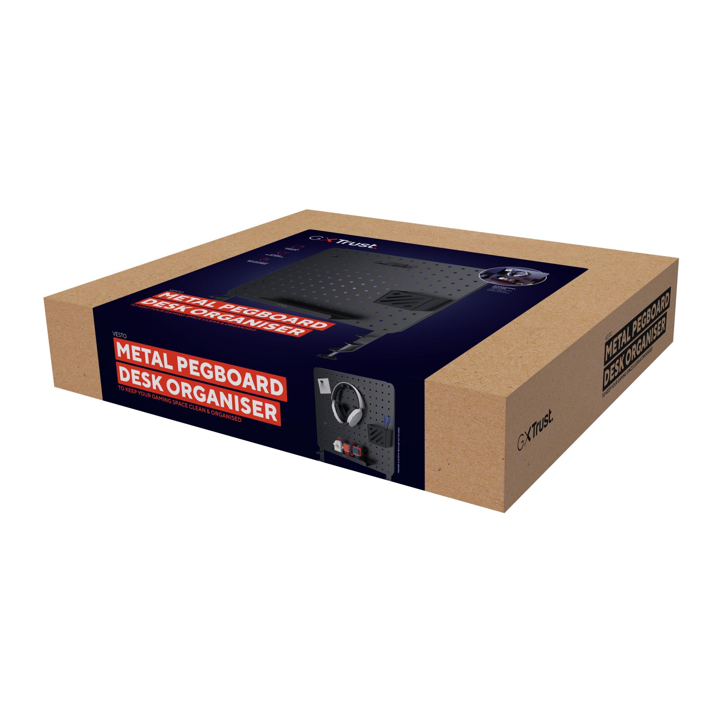Conjunto de Organizadores de Escritório TRUST GXT 724 Vesto (Preto), miniatura 4