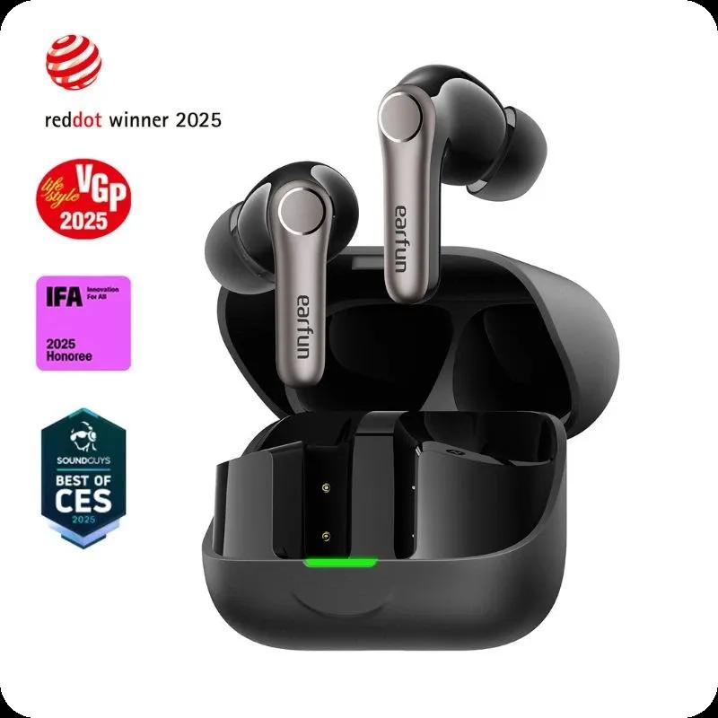 Auscultadores EARFUN Air Pro 4+ ANC (Preto)