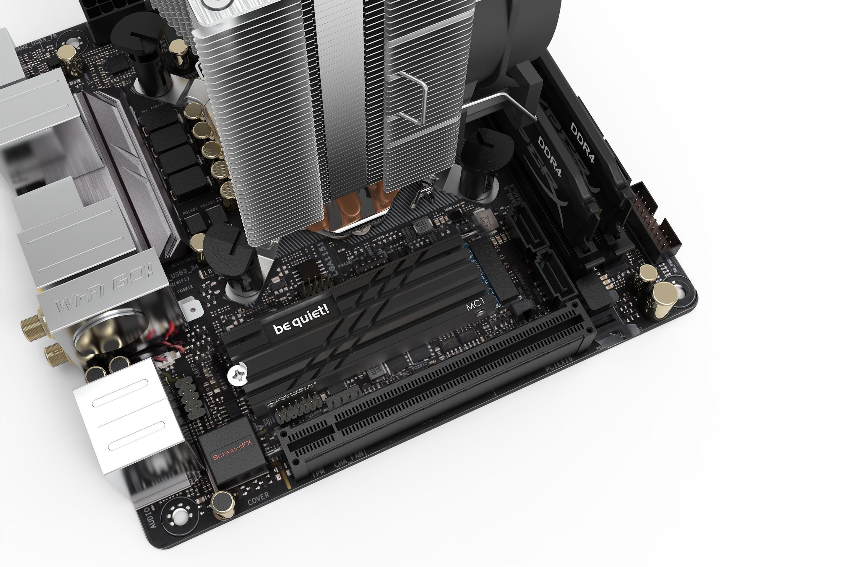 Dissipador de Calor para SSD BE QUIET! MC1 SSD Cooler BZ002 (M.2 2280 - Preto) — miniatura 2