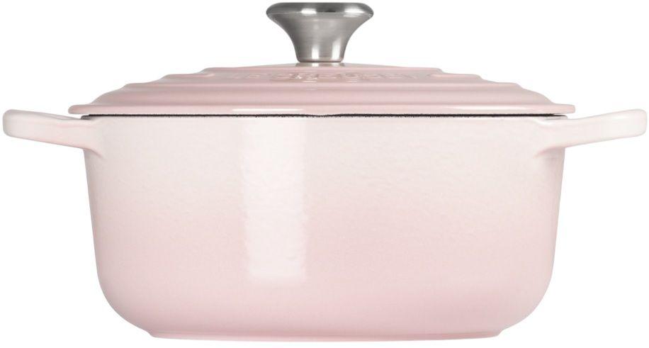Caçarola Cocotte Redonda de Ferro LE CREUSET Signature 24 cm (Ferro fundido - Rosa Concha), miniatura 3