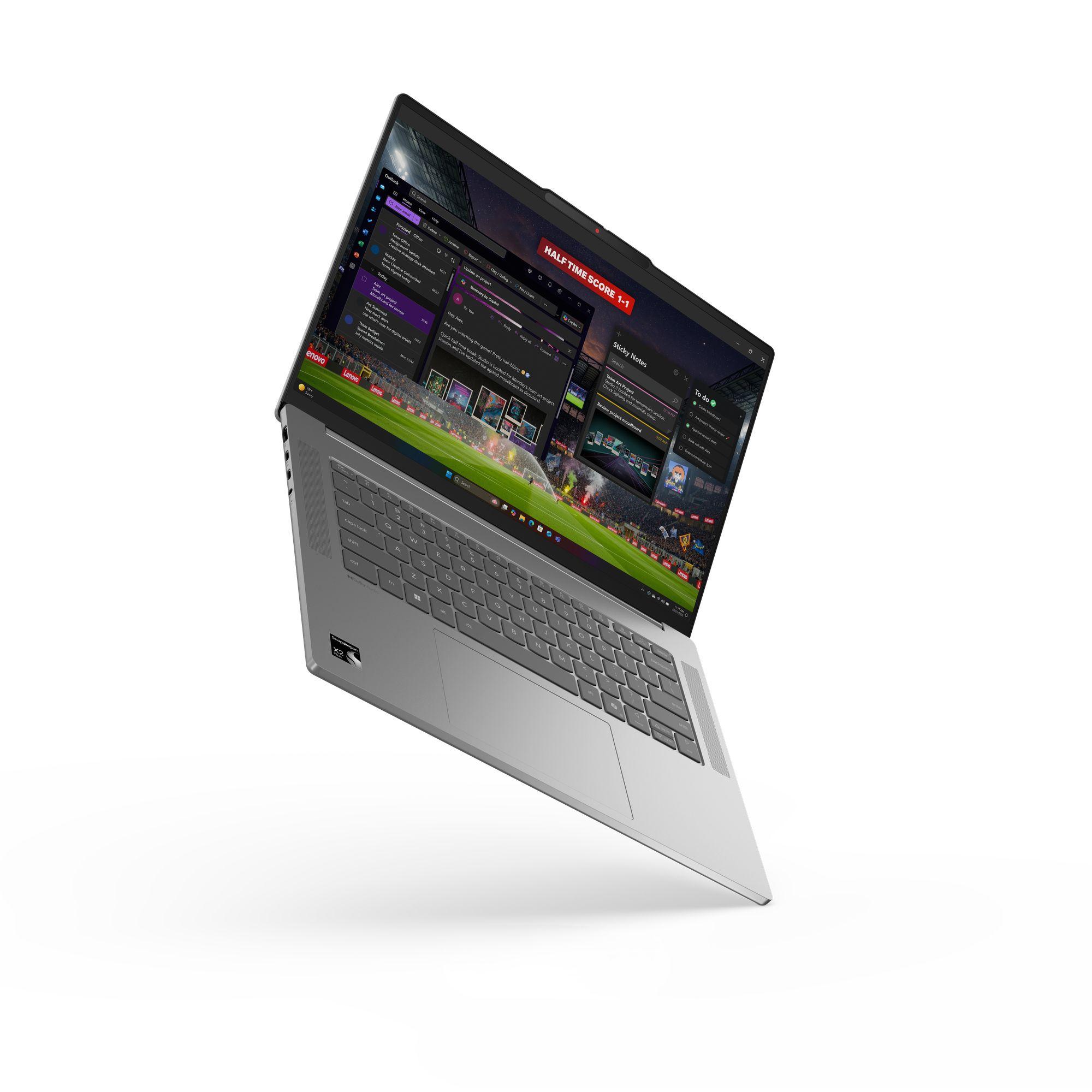 Computador Portátil LENOVO IdeaPad Slim 5x 15Q8Y11-708 (Snapdragon X2 Plus - 32GB - 1TB SSD - OLED 15,3" - Cinzento), miniatura 6