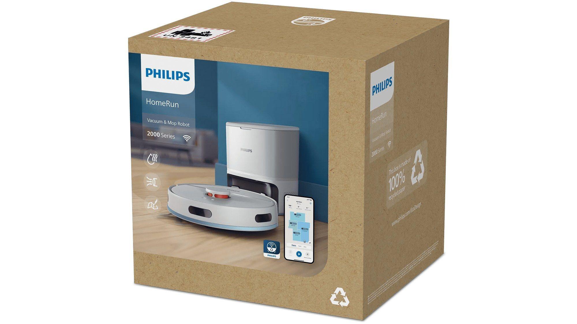 Robot Aspirador PHILIPS XU2100/25 (6000 Pa - Laser Distance Sensor - 0,38 l - Preto), miniatura 6