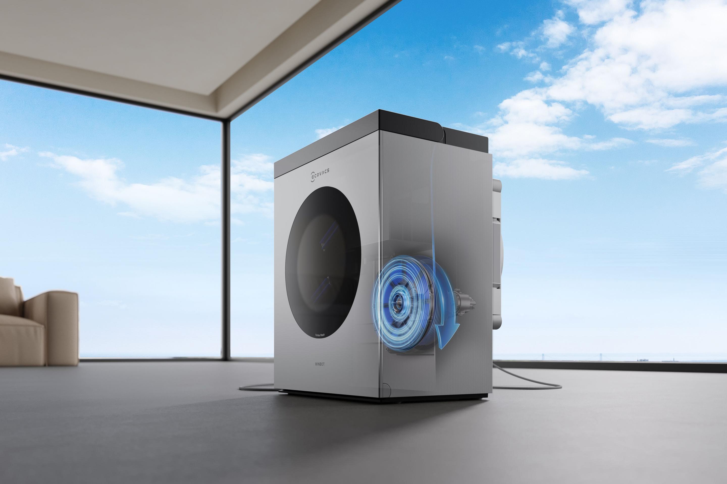 Robot de Limpeza de Vidros ECOVACS WINBOT W3 OMNI (Altura 7,6 cm - Prateado e Branco) — miniatura 51
