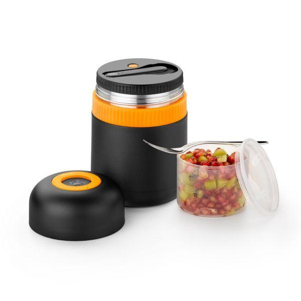 Termo para Alimentos BRA Efficient Sólido 1000GR (Aço inoxidável 18/10 - Preto/Laranja) — miniatura 2