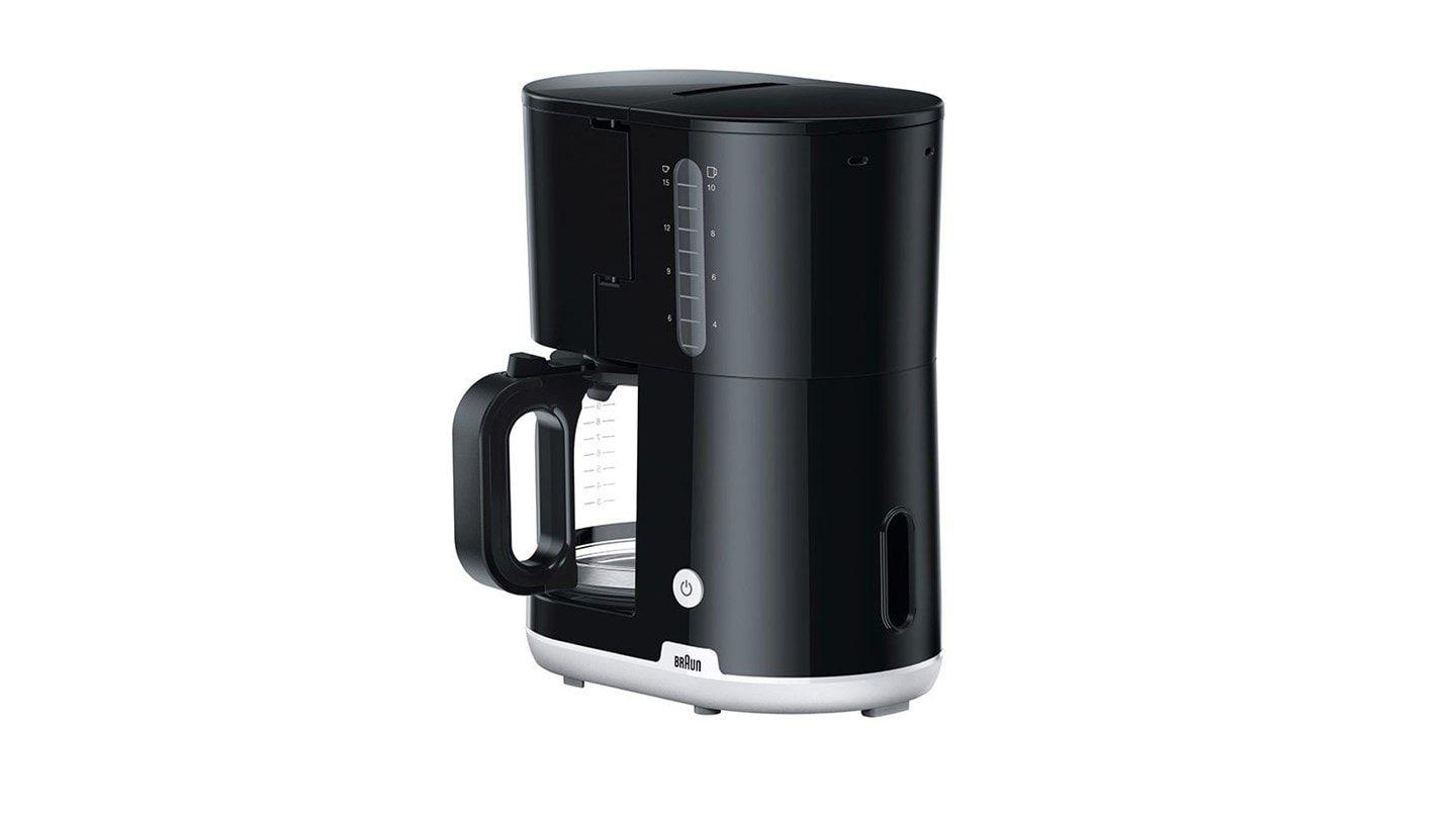 Máquina de Café de Filtro BRAUN KF1100BK (Café moído - 1000 W - 10 chávenas - Preto)
