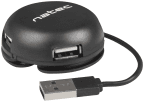 Hub USB NATEC NHU-1330 (0,15 m - Preto)