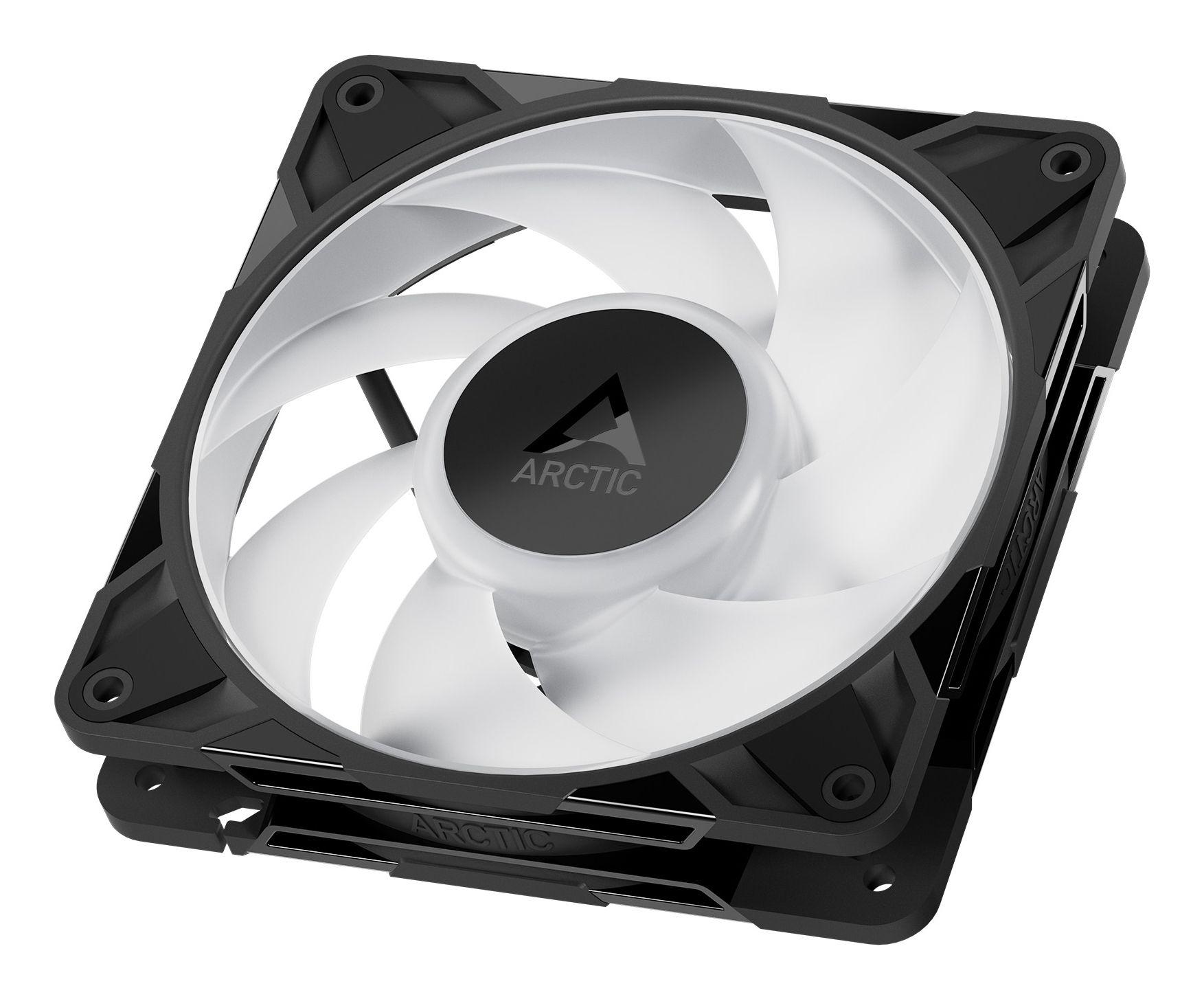 Conjunto de Ventoinhas para Caixa de PC ARCTIC P12 Pro A-RGB (Preto e Branco) — miniatura 7