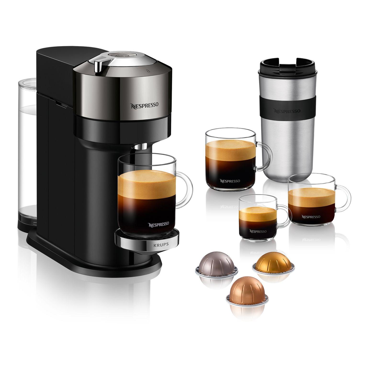 Máquina de Café de Cápsulas KRUPS Nespresso Vertuo Next Deluxe XN910C10 (Cápsula de café - 1500 W - 1,1 l - Preto/Cinzento) — miniatura 8