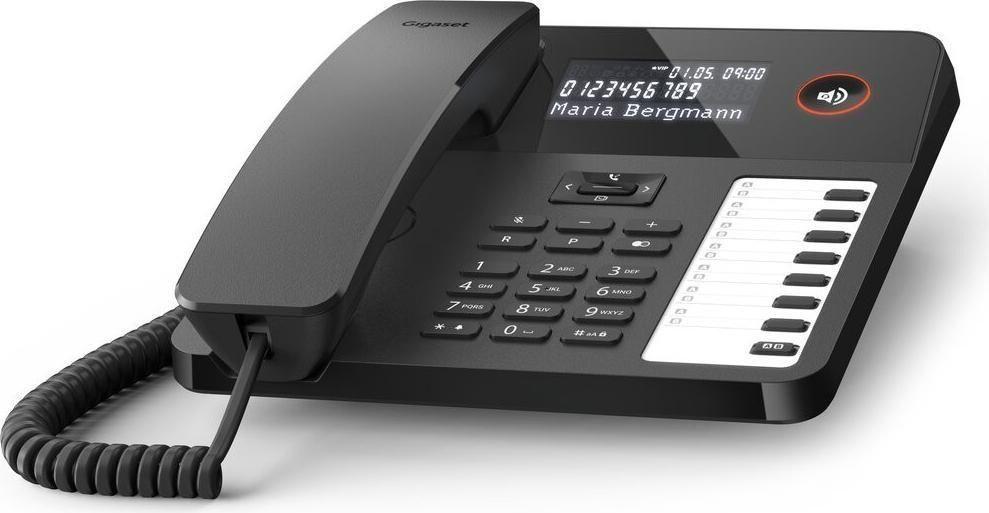 Telefone com Fios GIGASET DESK 600 (Preto)