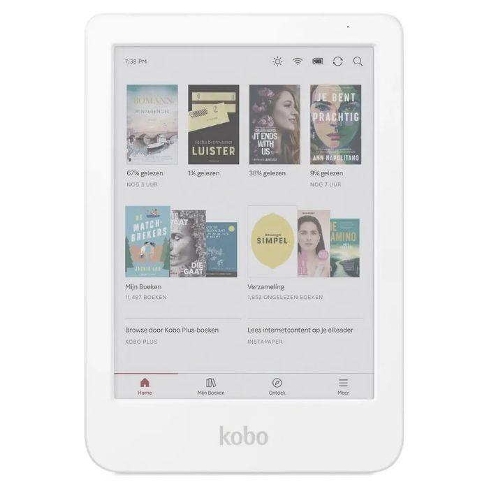 eReader KOBO Clara Colour (6" - 1448 x 1072 píxeis - E Ink Kaleido - Branco)