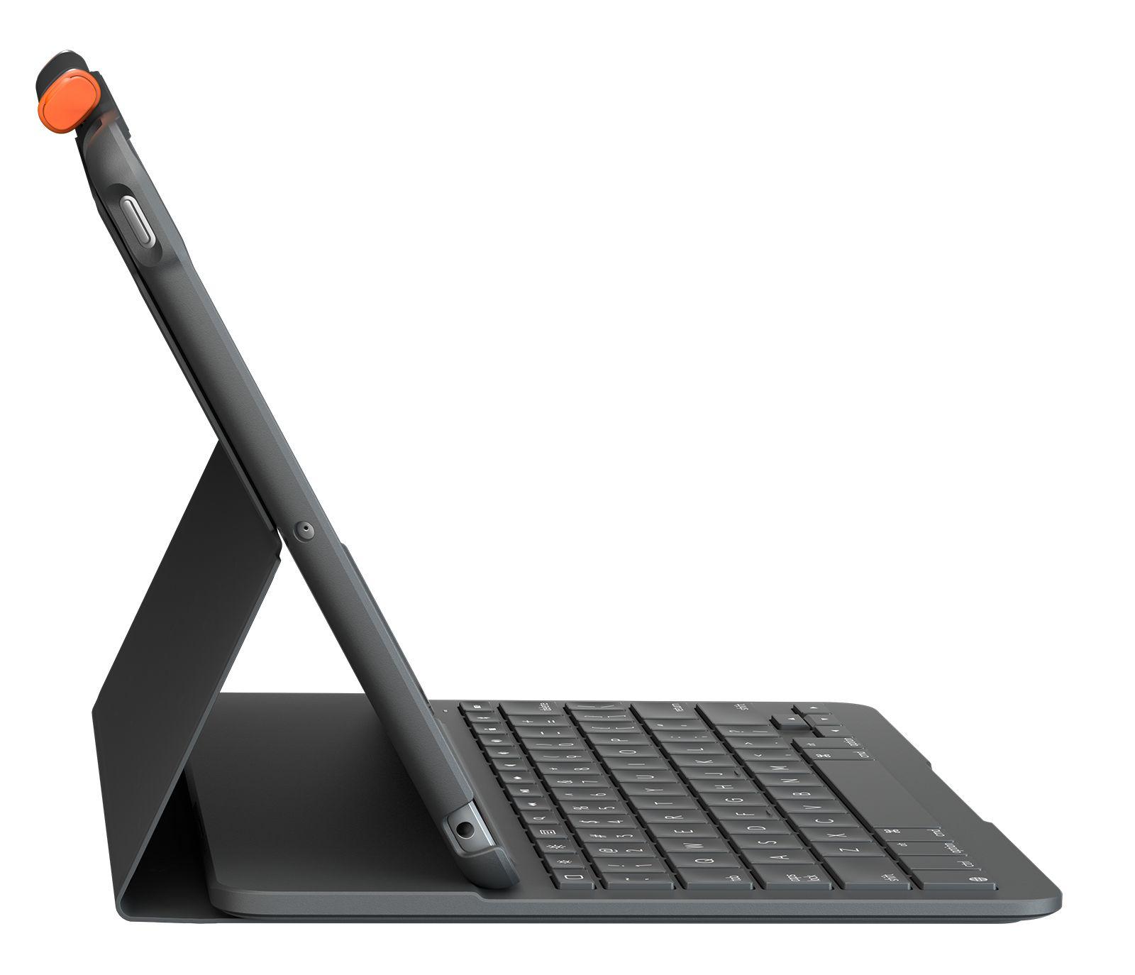 Teclado LOGITECH Slim Folio (Nórdico - Padrão - Bluetooth - Grafite) — miniatura 4