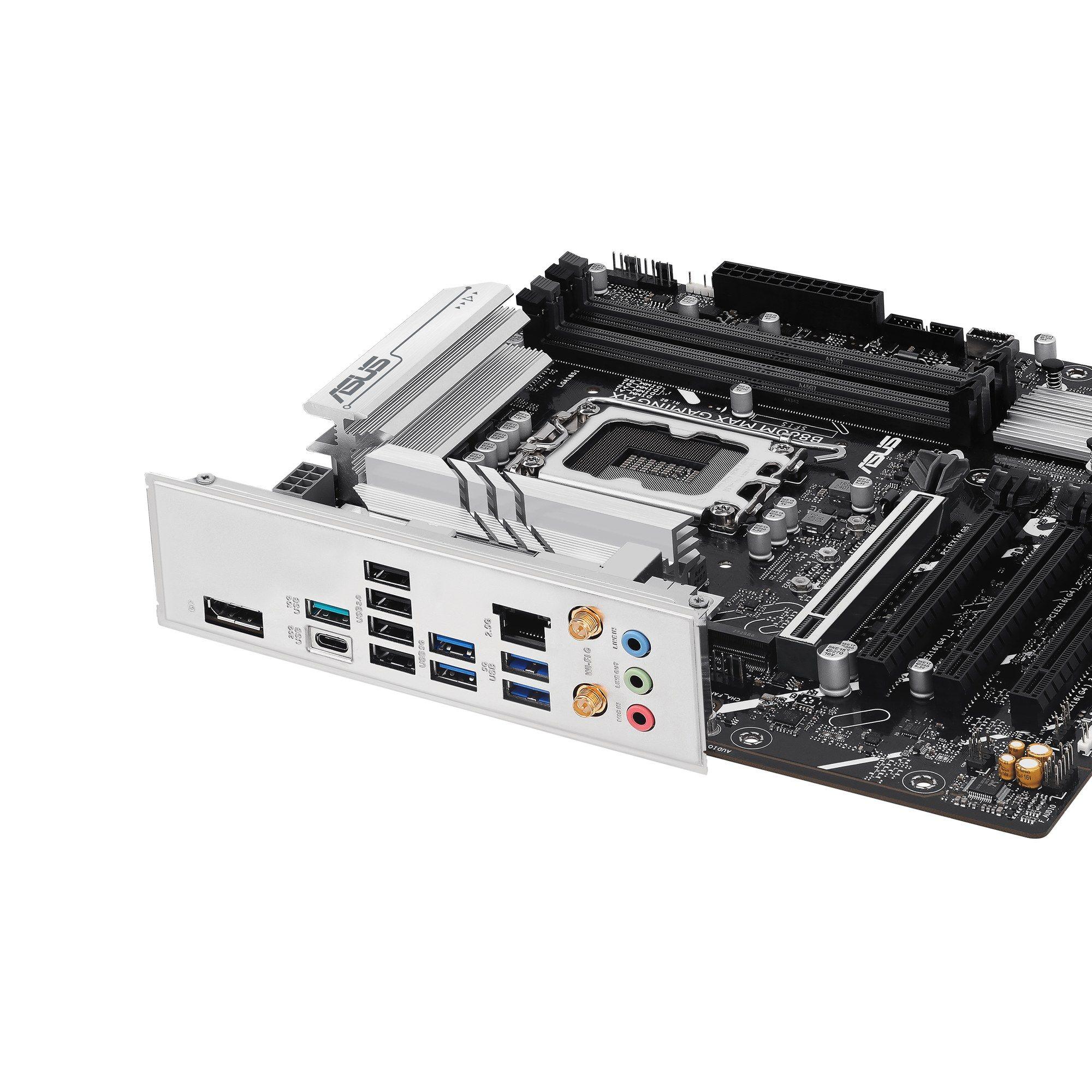 Motherboard ASUS B860M MAX GAMING AX (LGA 1851 - Intel Core Ultra - micro ATX - Cinzento), miniatura 10