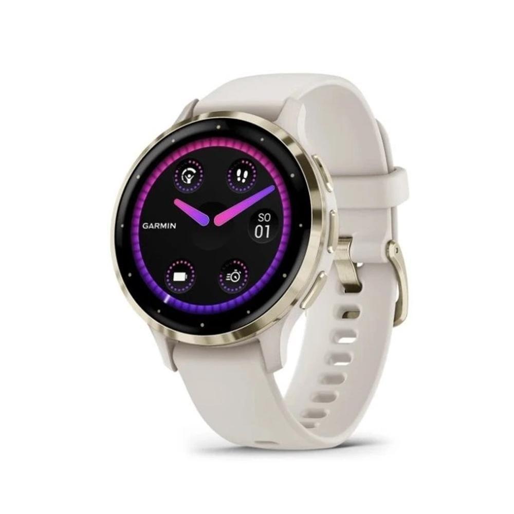 Smartwatch GARMIN Venu 3S (Redonda - Android, iOS - AMOLED - Dourado/Marfim)