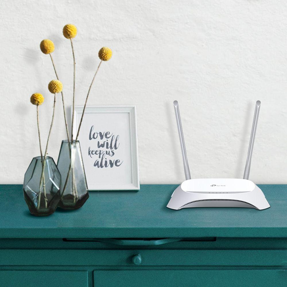 Router TP-LINK TL-MR3420 (Wi-Fi 4 - 300 Mbit/s - Banda única - Preto e Branco) — miniatura 5