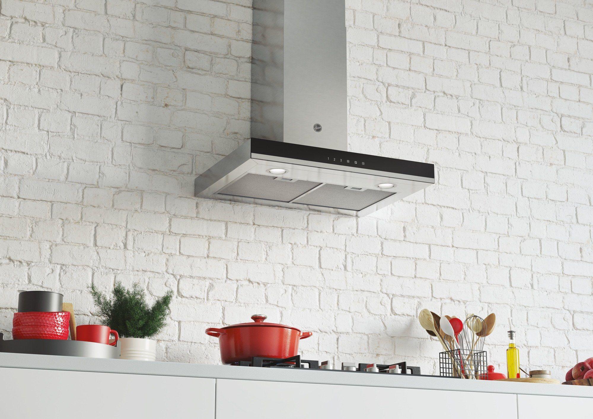 Exaustor de Parede HOOVER H-HOOD 300 HTS6CBK3XWIFI (Altura 102,5 cm - 103 cm - 60 cm - Inox), miniatura 2
