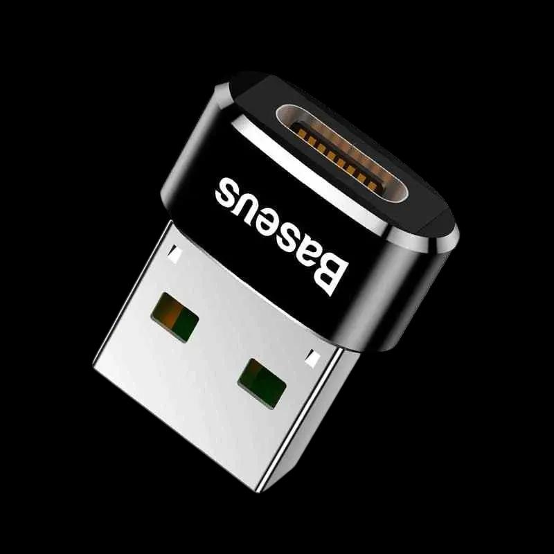 Adaptador USB-C para USB-A BASEUS CAAOTG-01 (Preto)