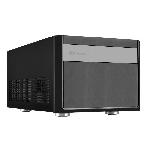 Caixa para PC SILVERSTONE SG11B (Micro ATX, Mini-DTX, Mini-ITX - Small Form Factor - ABS, acrílico, aço - Preto)