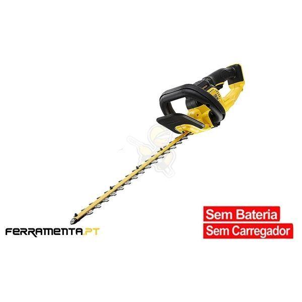 Corta-sebes a Bateria DEWALT DCMHT563N-XJ (18 V - Lâmina 55 cm - Amarelo)