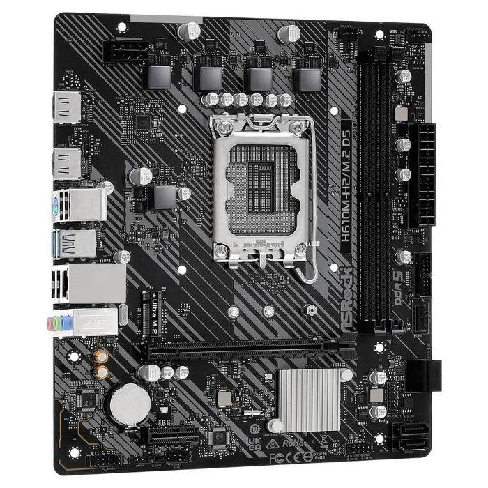 Motherboard ASROCK H610M-H2/M.2 D5 (LGA 1700 - micro ATX - Duplo canal), miniatura 3