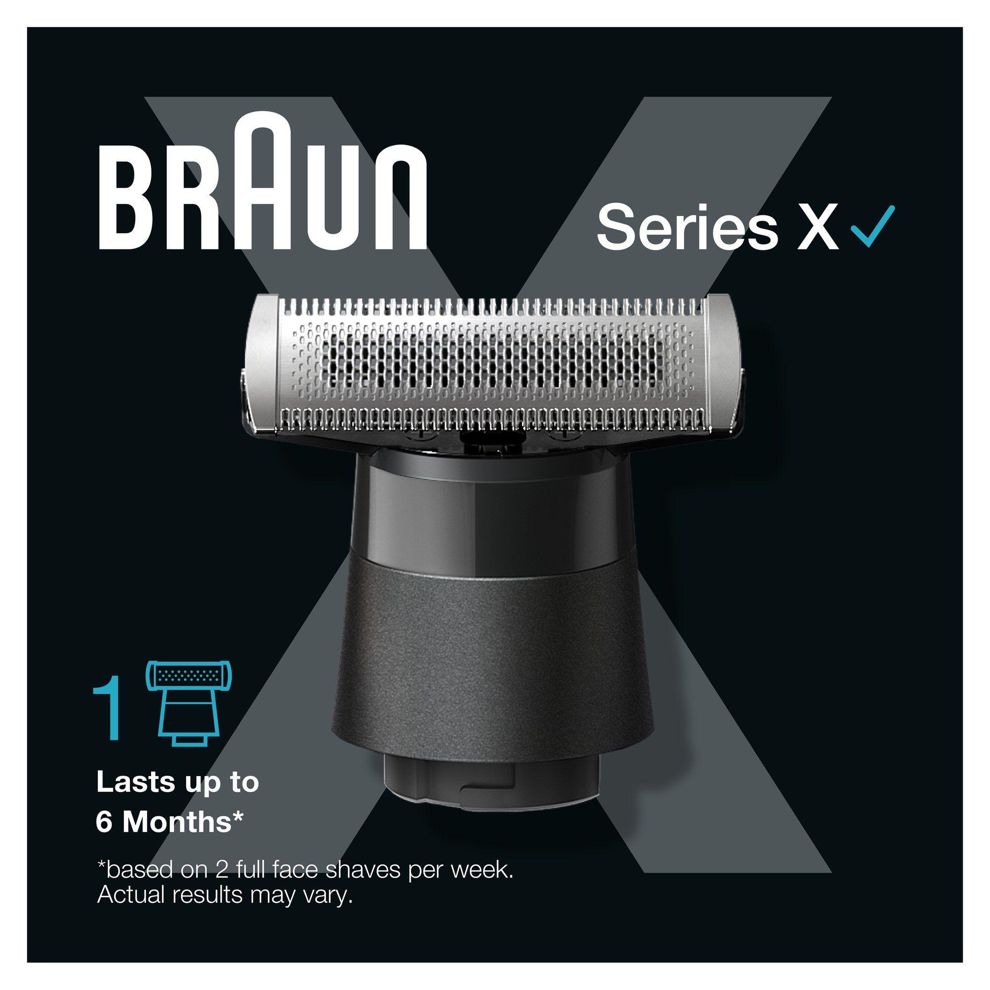 Cabeça de Substituição para Máquina de Barbear BRAUN XT20 (Preto)