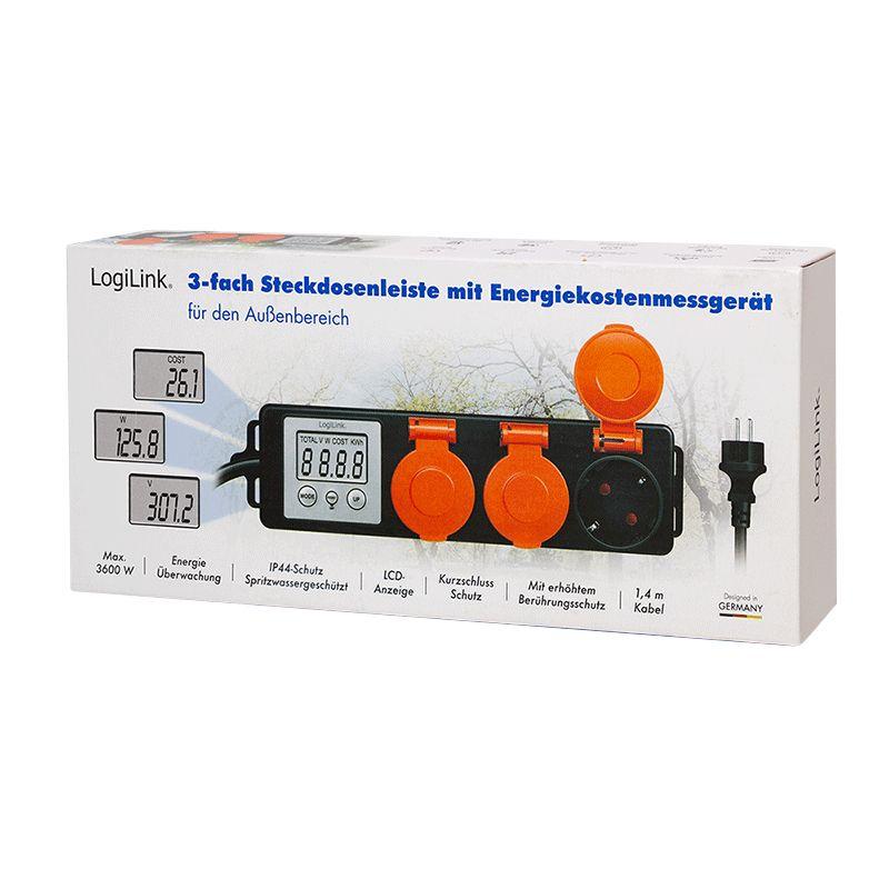 Bloco de Tomadas LOGILINK EM0008 (Policarbonato), miniatura 5
