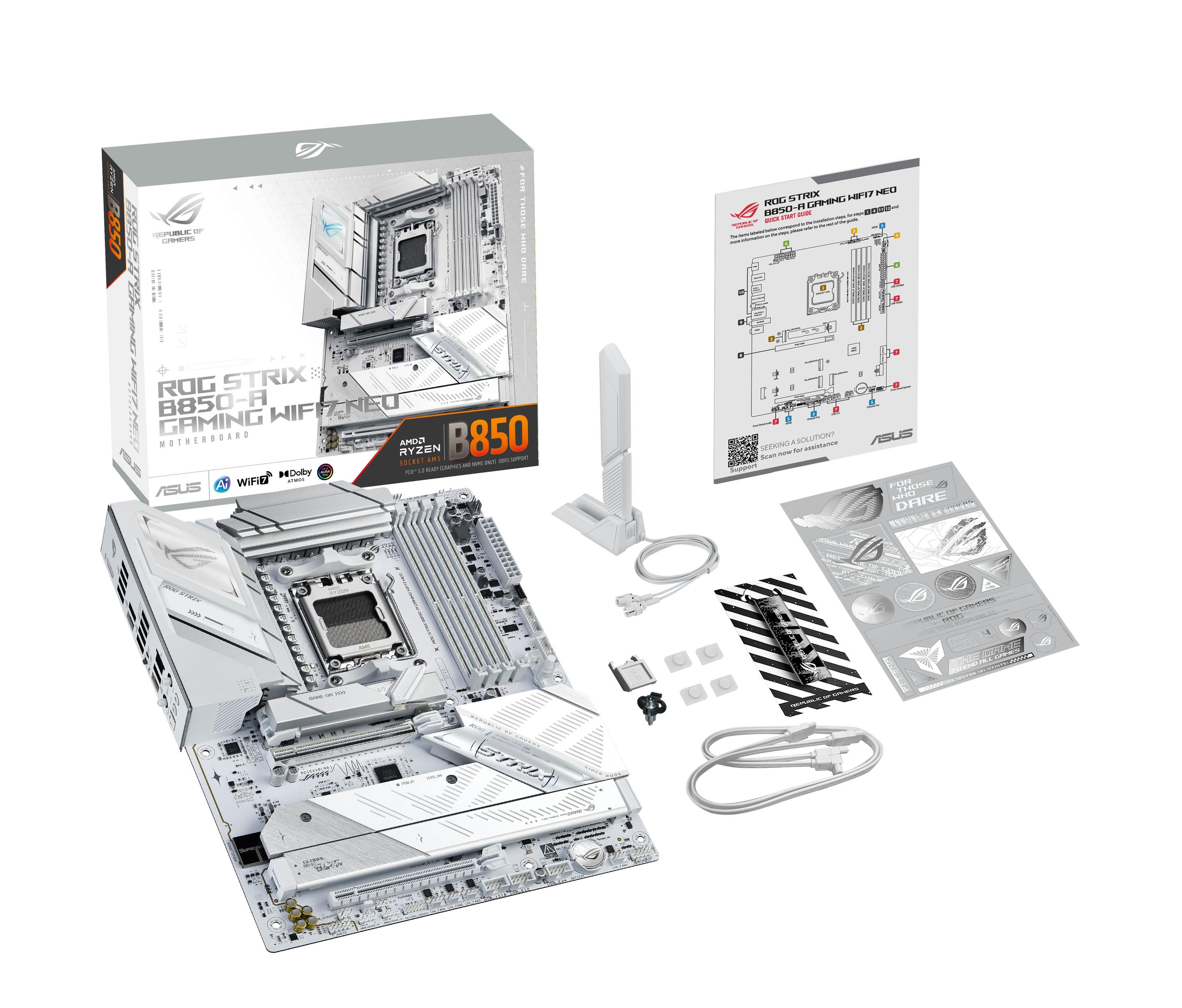 Motherboard ASUS ROG STRIX B850-A GAMING WIFI7 NEO (AM5 - ATX - Duplo canal - Branco), miniatura 11