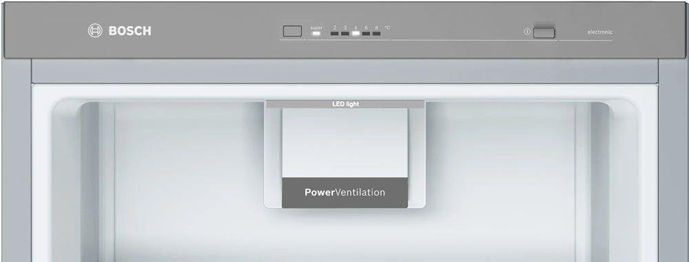 Frigorífico sem Congelador Independente BOSCH KSV36FIEP (346 l - 186x60x65 cm - 60 cm - Inox), miniatura 3