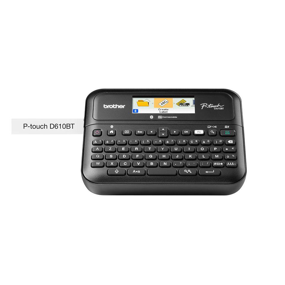 Rotuladora Eletrónica BROTHER PT-D610BTVP (Com fios e sem fios - Preto), miniatura 4