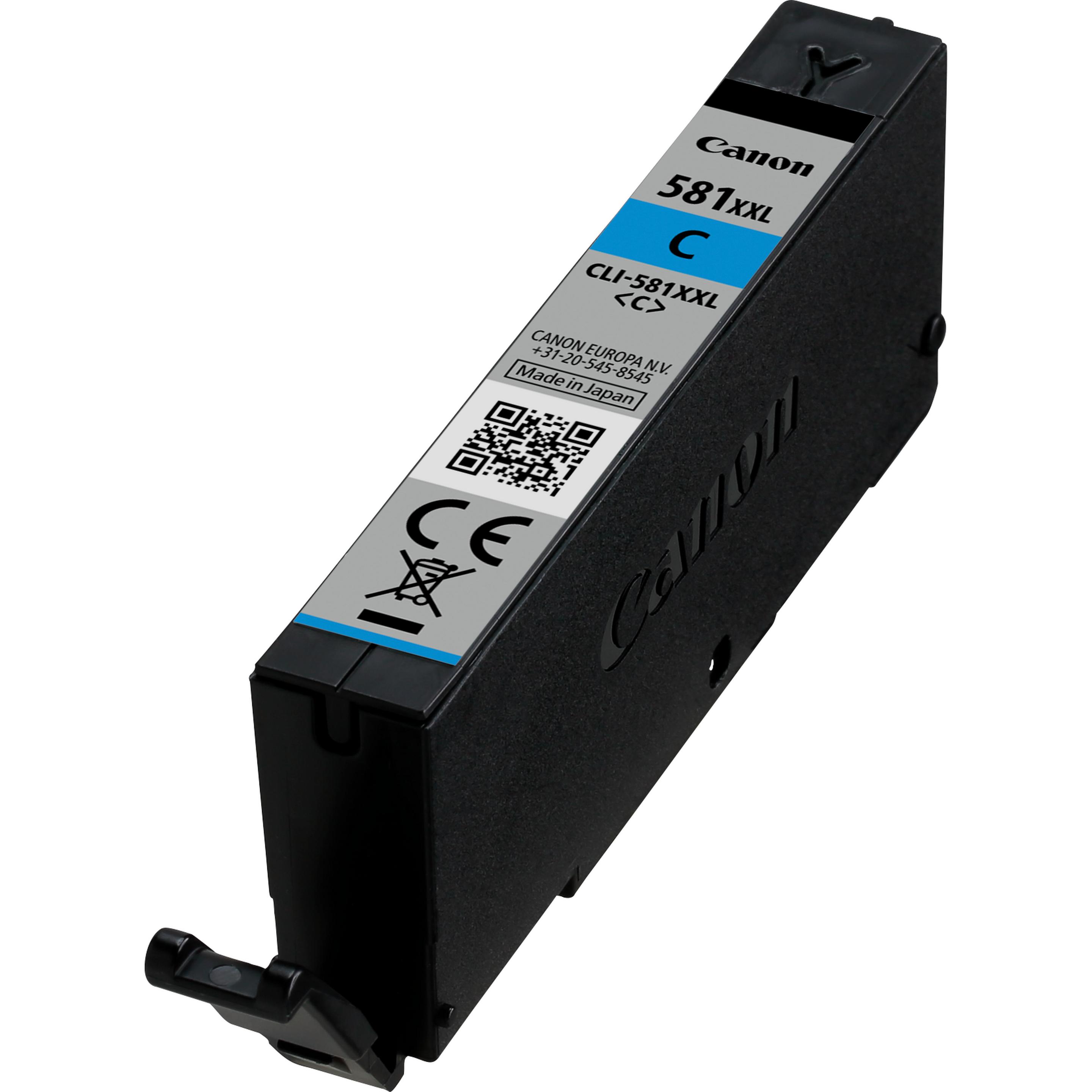 Tinteiro CANON CLI-581C XXL (282 páginas - Ciano)