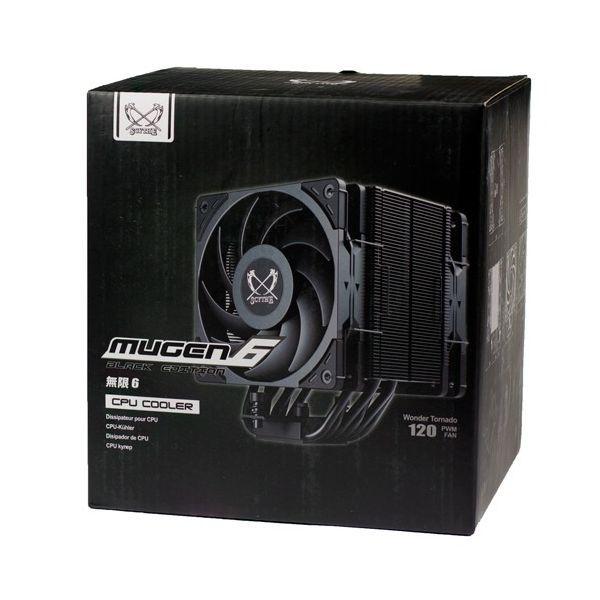 Cooler de CPU SCYTHE Mugen 6 Dual Fan Black Edition (12 cm - 2 x WonderTornado 120 - 2000 RPM - Preto), miniatura 2