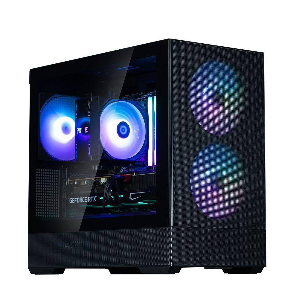 Caixa PC ZALMAN P30 AIR (Micro ATX, Mini-ITX - Mini Tower - Plástico, aço, vidro temperado - Preto) — miniatura 9