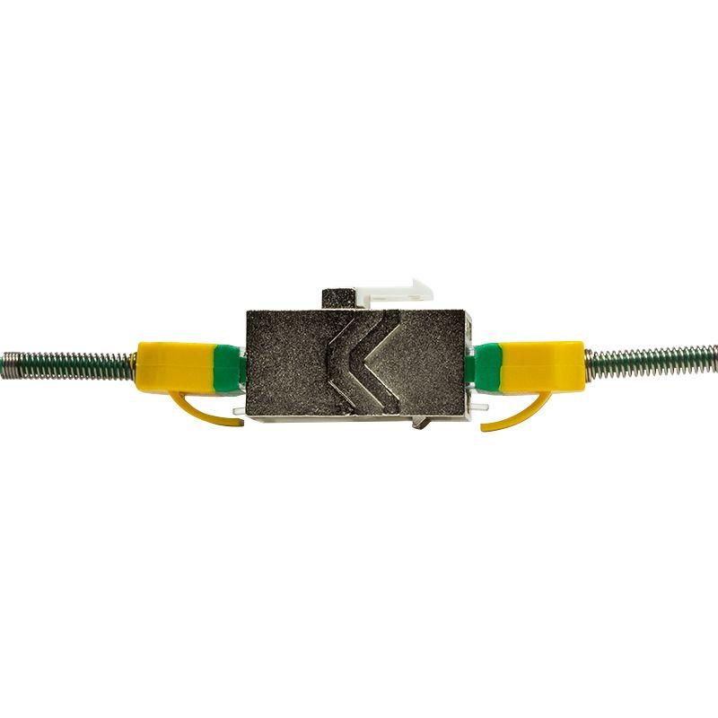 Módulo Keystone LOGILINK NK4017 (RJ-45 - Cat5e, Cat6, Cat6A - Prateado e Branco) — miniatura 4