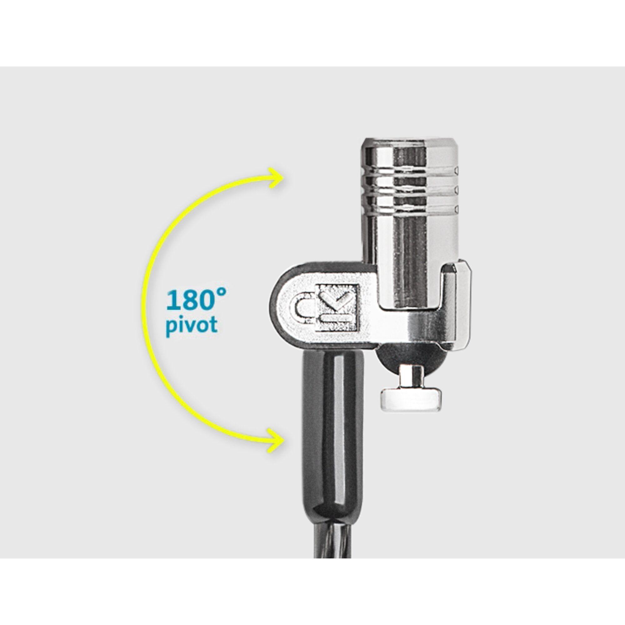 Cabo de Segurança para Portátil KENSINGTON MicroSaver 2.0 K65020EU (Computador portátil - Aço carbono - chave - Preto/Prateado), miniatura 8