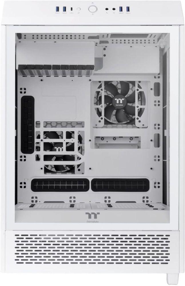 Caixa PC THERMALTAKE The Tower 500 Snow White (PS2 - 2,5" - SPCC, vidro temperado - Branco) — miniatura 5