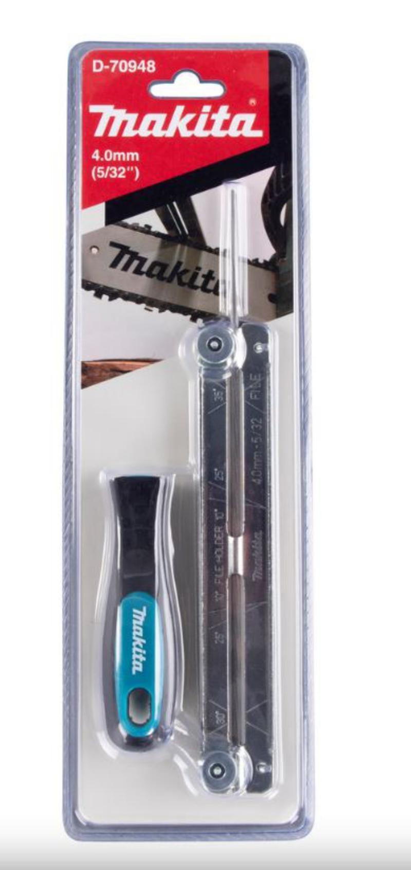Conjunto de Afiação de Corrente de Motosserra MAKITA D-70948 (Lima Redonda 4,0 mm), miniatura 2